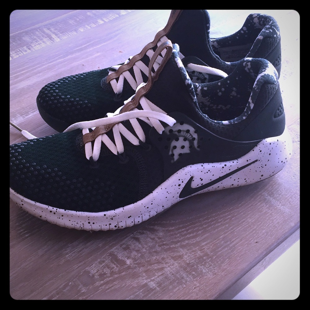 Michigan State University tennis shoe
